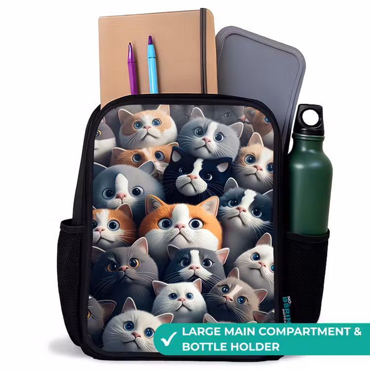 Kids backpack - Black - Cuddly Snouts — 10