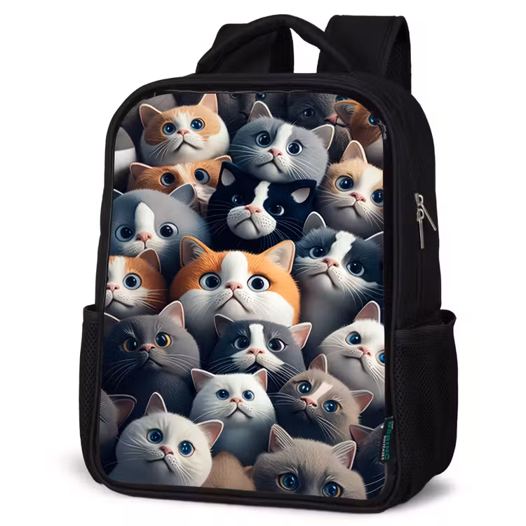 Kids backpack - Black - Cuddly Snouts — 6