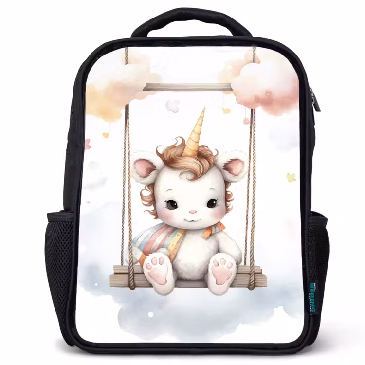 Kids backpack - Black - Unicorn - Animal - Children - Unicorn — 1