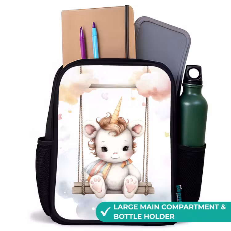 Kids backpack - Black - Unicorn - Animal - Children - Unicorn — 10