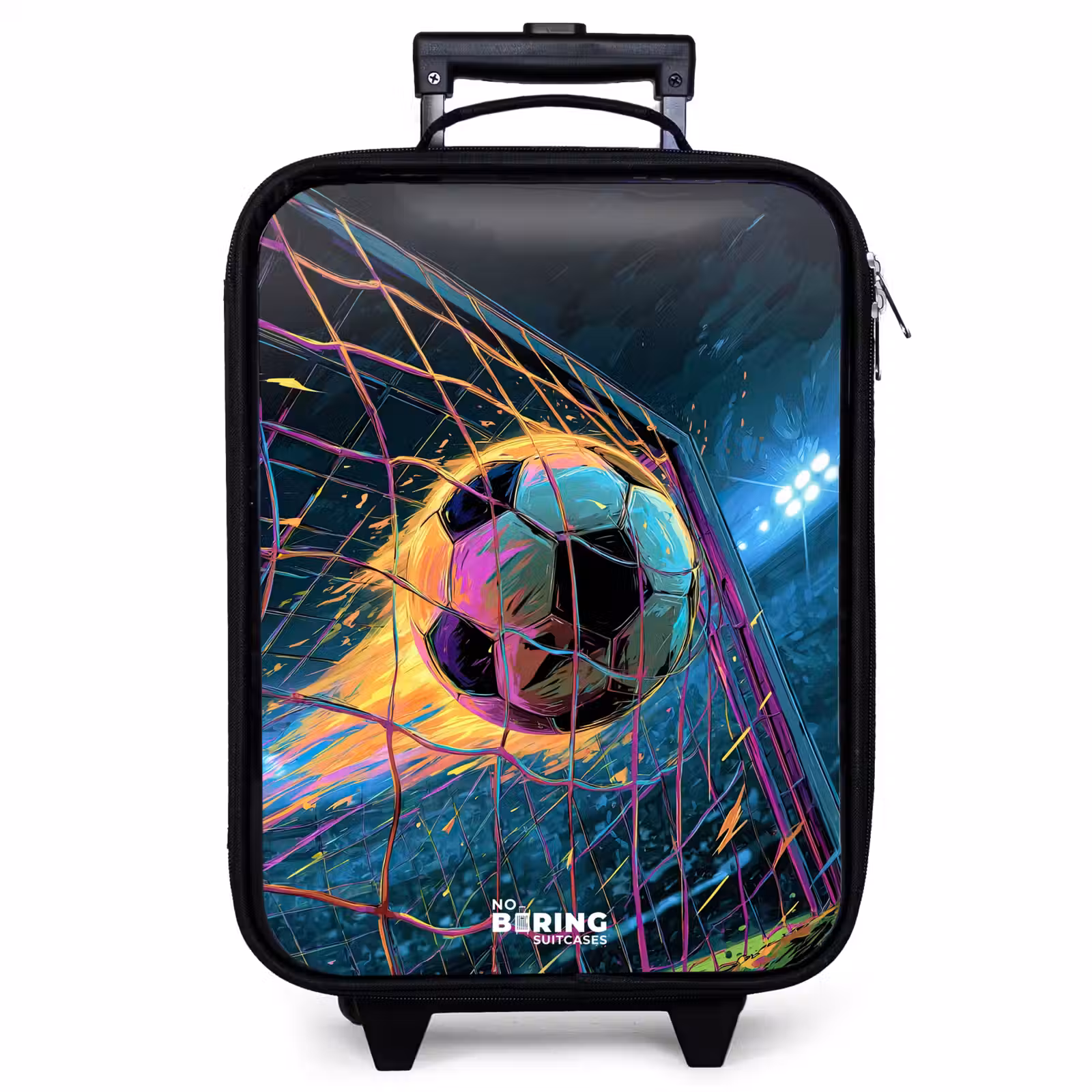 Children's suitcase - Neon - Net - Football - Colorful — 1