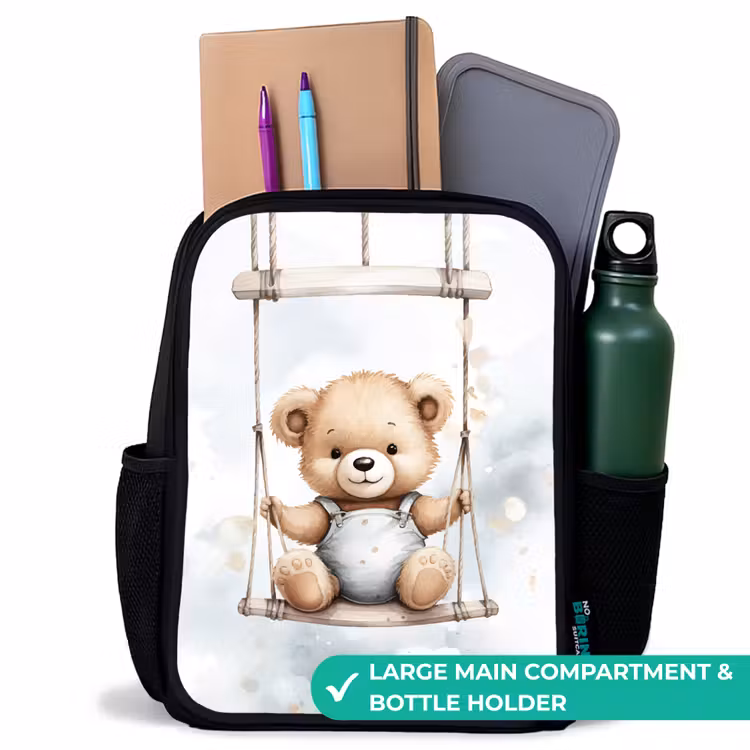 Kids backpack - Black - Bear - Baby - Animal - Children — 10