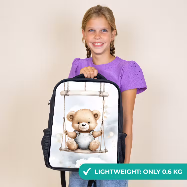 Kids backpack - Black - Bear - Baby - Animal - Children — 9