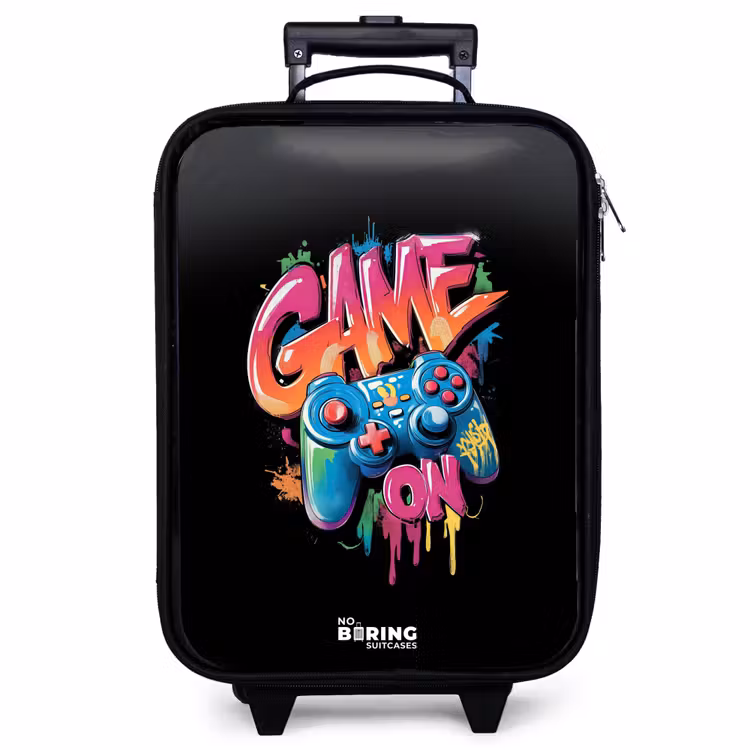 Children's suitcase - Game - Controller - Graffiti - Neon — 1