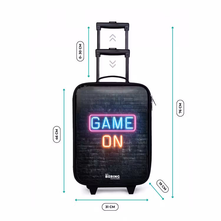 Children's suitcase - Game - Letters - Neon — 3