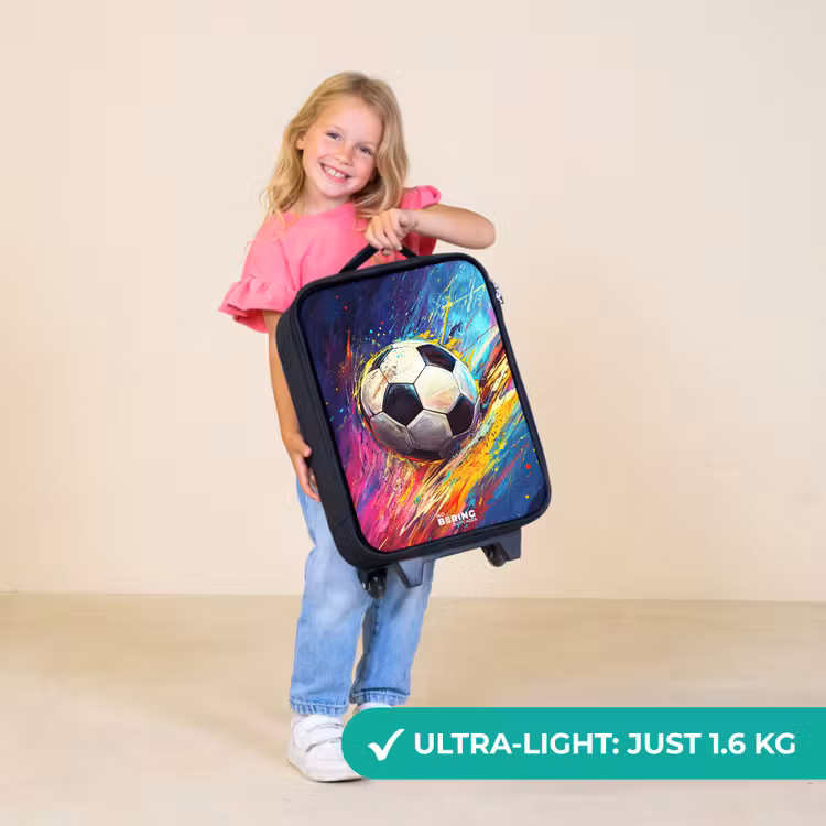 Children's suitcase - Neon - Soccer - Colorful — 5