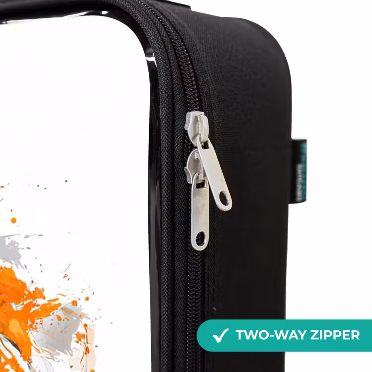 Children's suitcase - Soccer - Paint - Orange — 6
