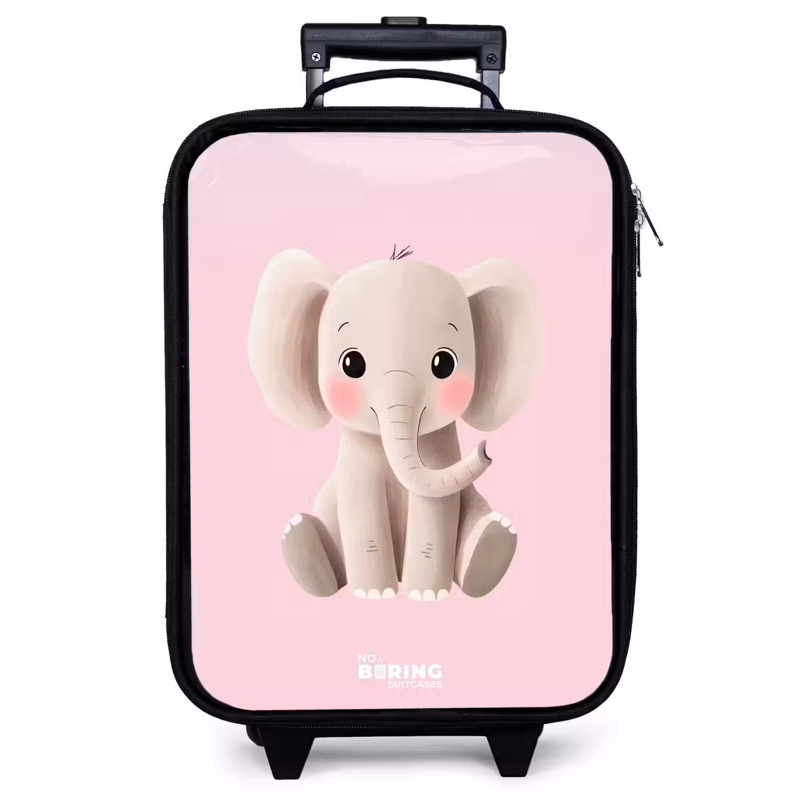 Children's suitcase - Elephant - Baby - Blushes - Illustration — 1