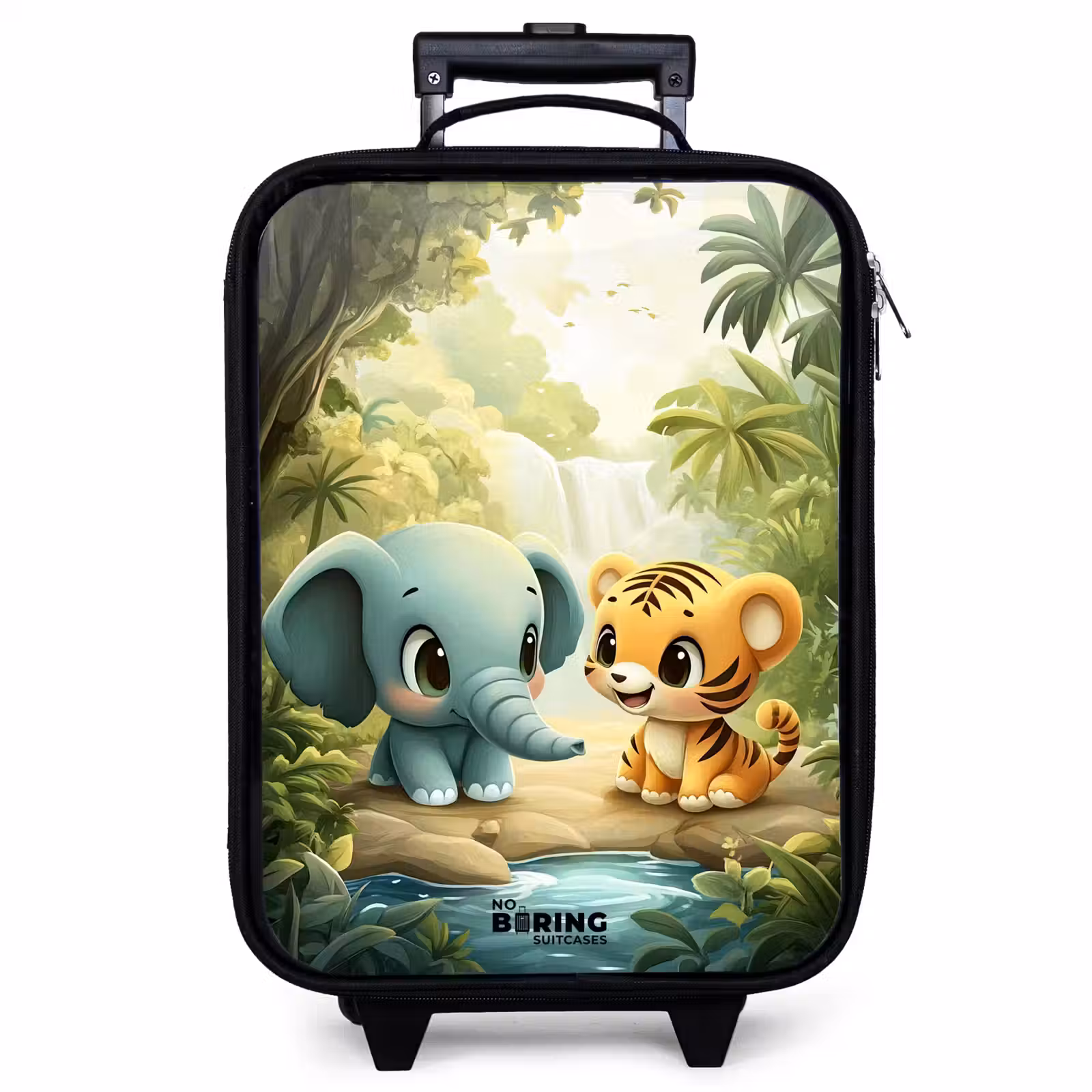 Children's suitcase - Elephant - Tiger - Forest - Jungle — 1