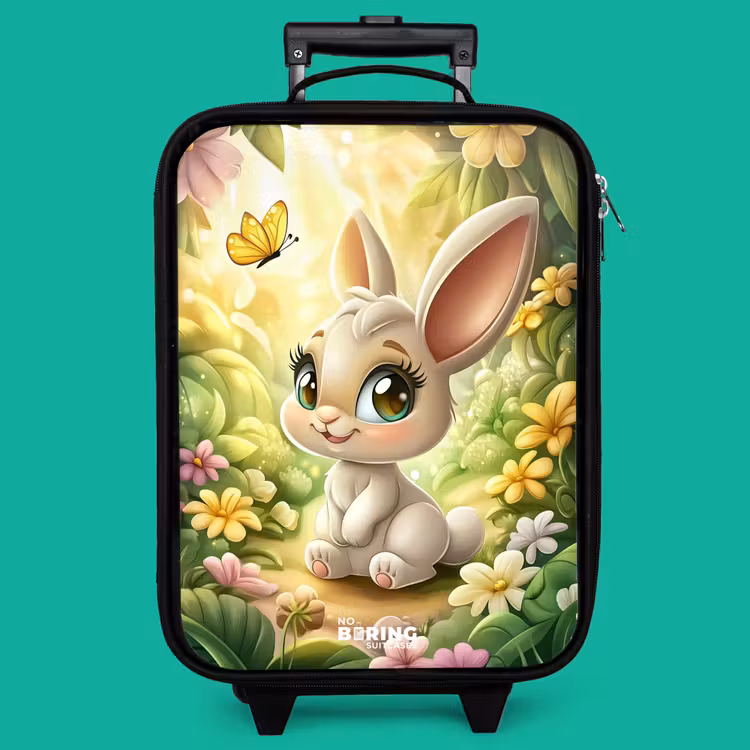 Children's suitcase - Rabbit - Sunlight - Fairytale - Butterfly — 4