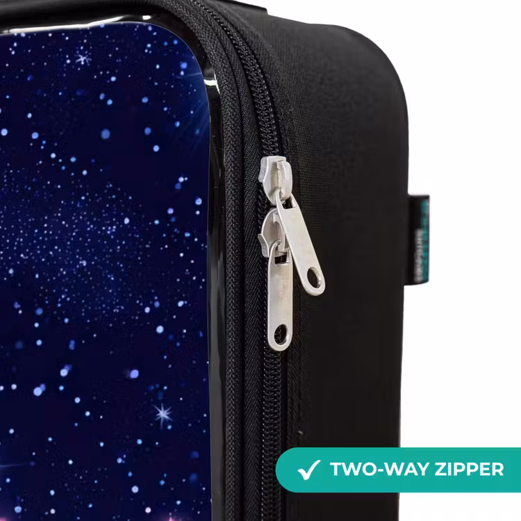 Children's suitcase - Stars - Galaxy - Blue - Pink — 6