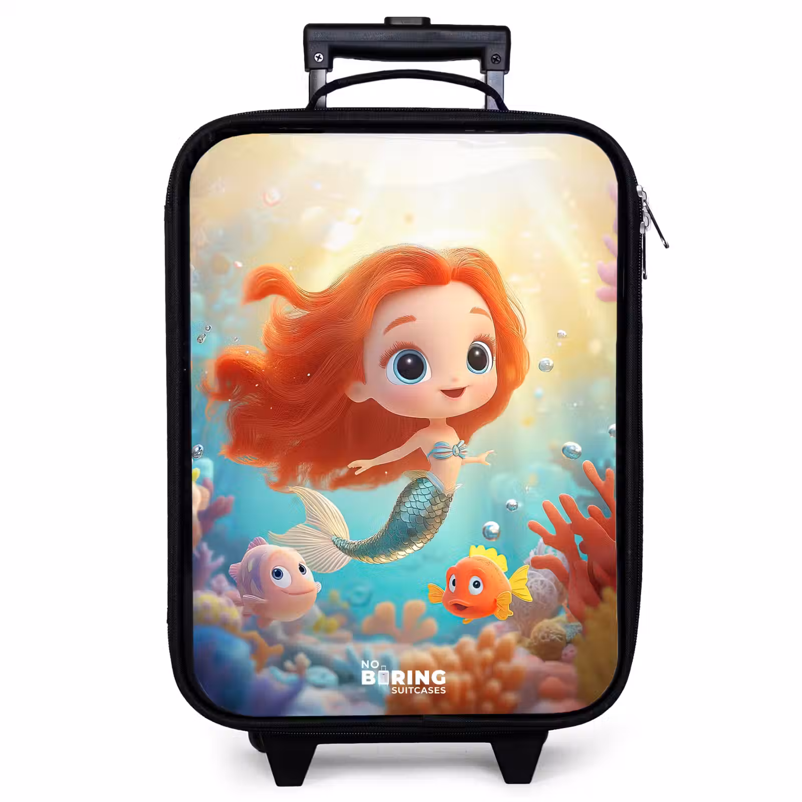 Children's suitcase - Mermaid - Fish - Coral — 1