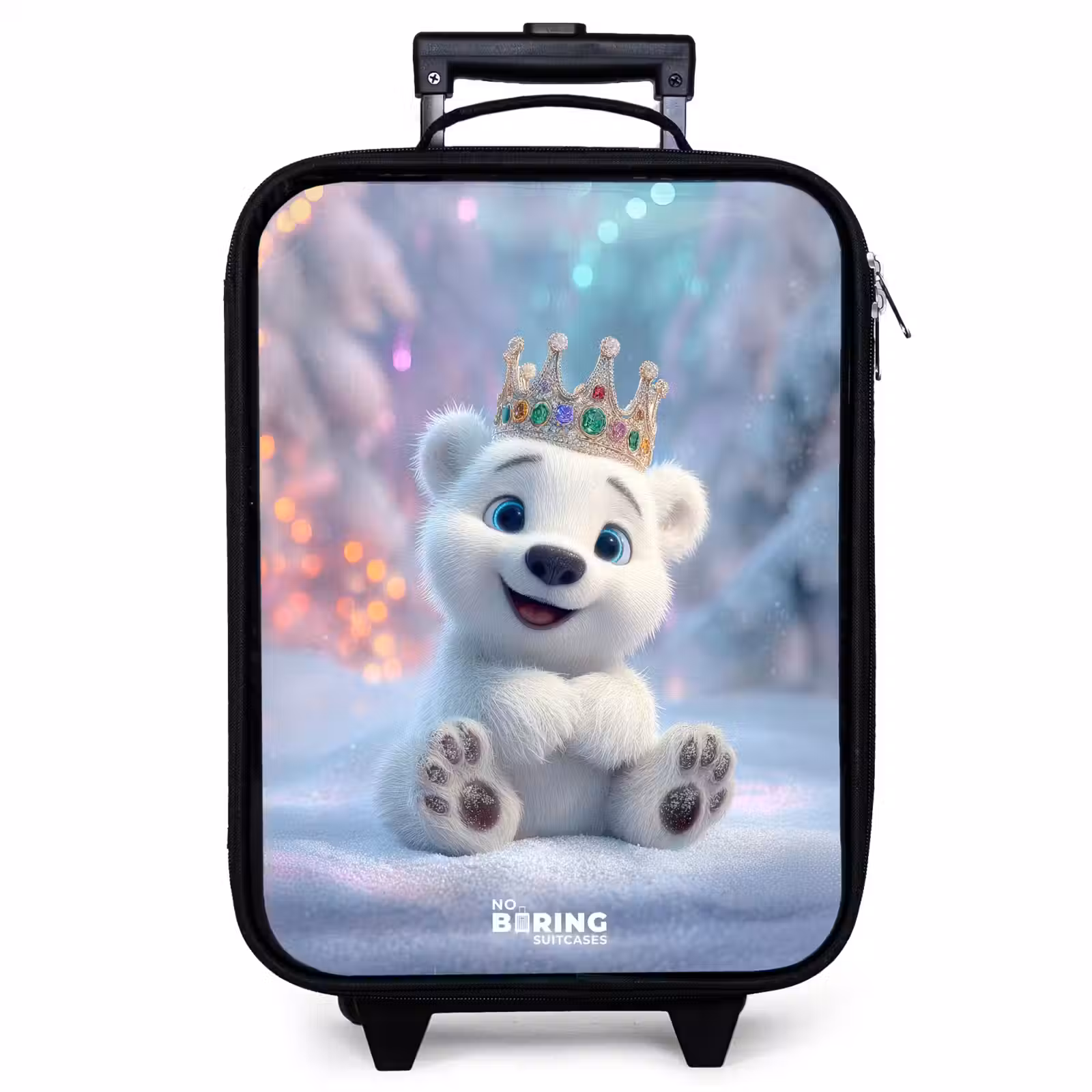 Children's suitcase - Polar bear - Crown - Winter — 1