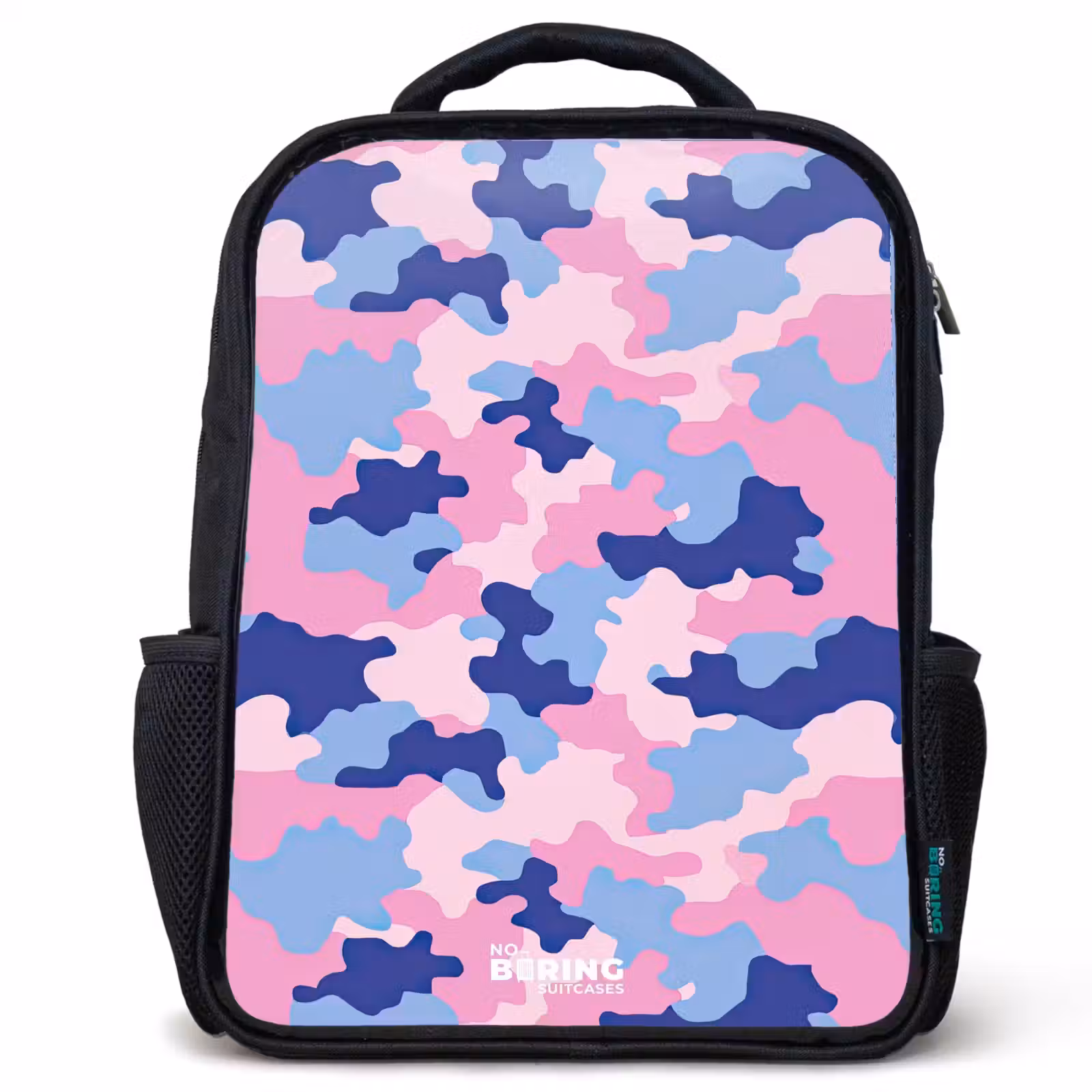 Kids backpack - Black - Camouflage - Pink - Blue — 1