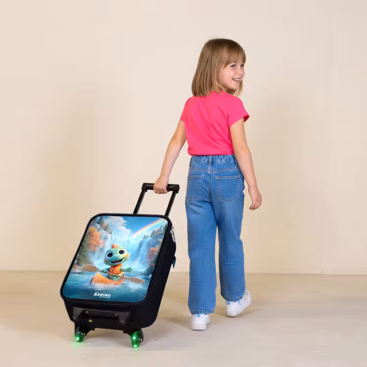 Children's suitcase - Dino - Nature - Waterfall — 2