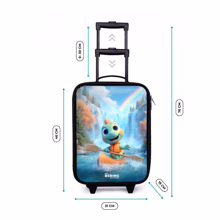Children's suitcase - Dino - Nature - Waterfall — 3