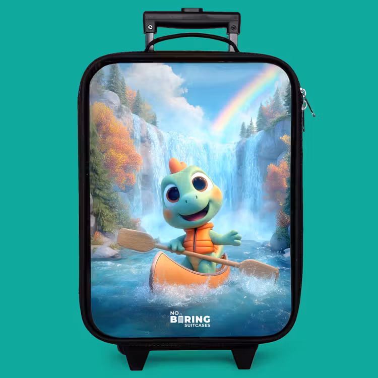 Children's suitcase - Dino - Nature - Waterfall — 4