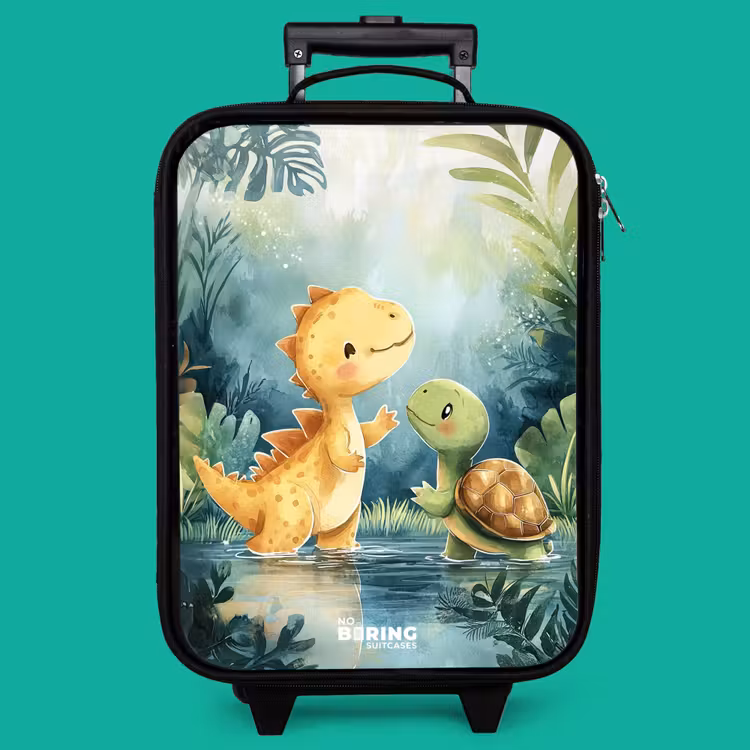 Children's suitcase - Dino - Turtle - Jungle — 4