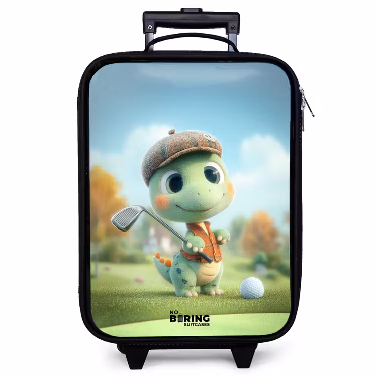 Children's suitcase - Golf - Dino - Green — 1