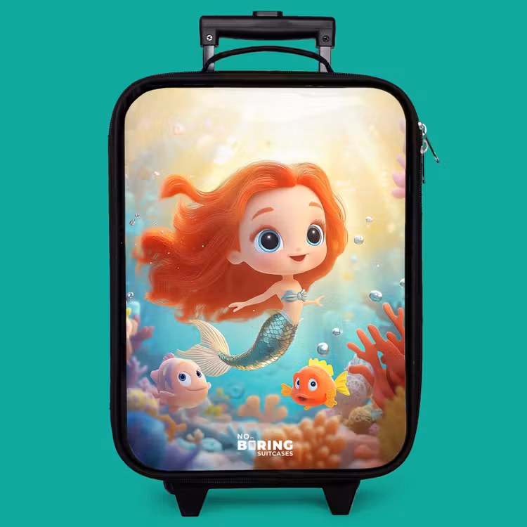 Children's suitcase - Mermaid - Fish - Coral — 4
