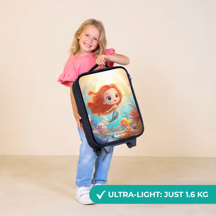 Children's suitcase - Mermaid - Fish - Coral — 5