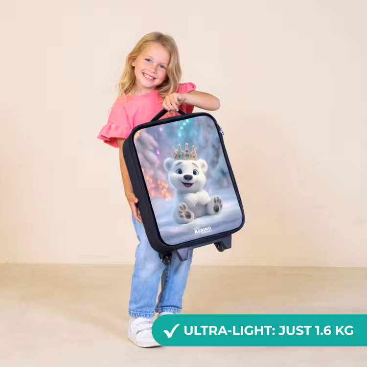 Children's suitcase - Polar bear - Crown - Winter — 5