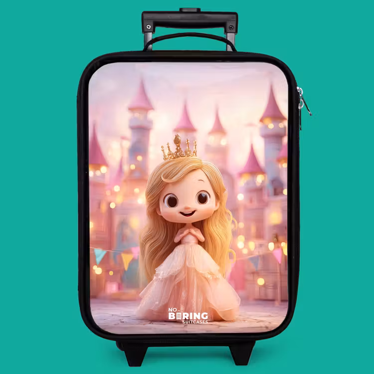 Children's suitcase - Princess - Pink - Castle — 4