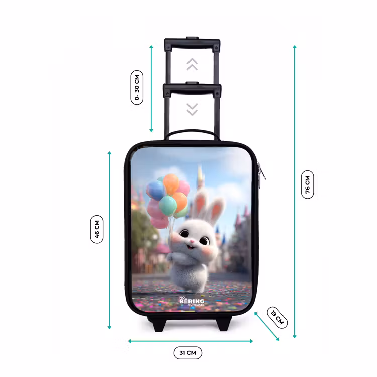 Children's suitcase - Rabbit - Balloons — 3