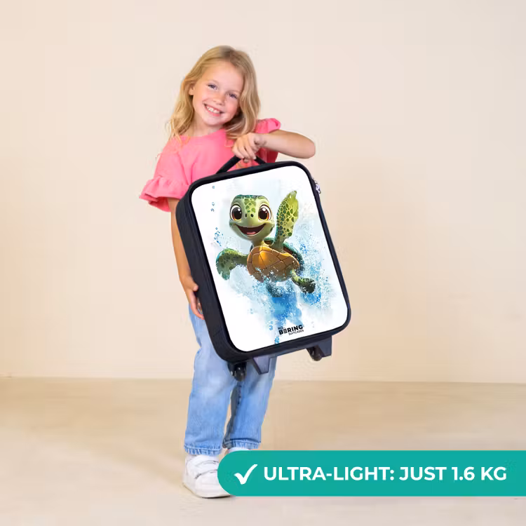 Children's suitcase - Turtle - Water - Green — 5