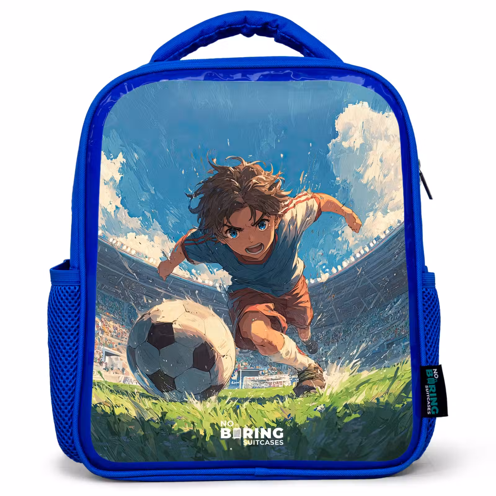 Kids backpack - Blue - Stadium - Football - Boy — 1