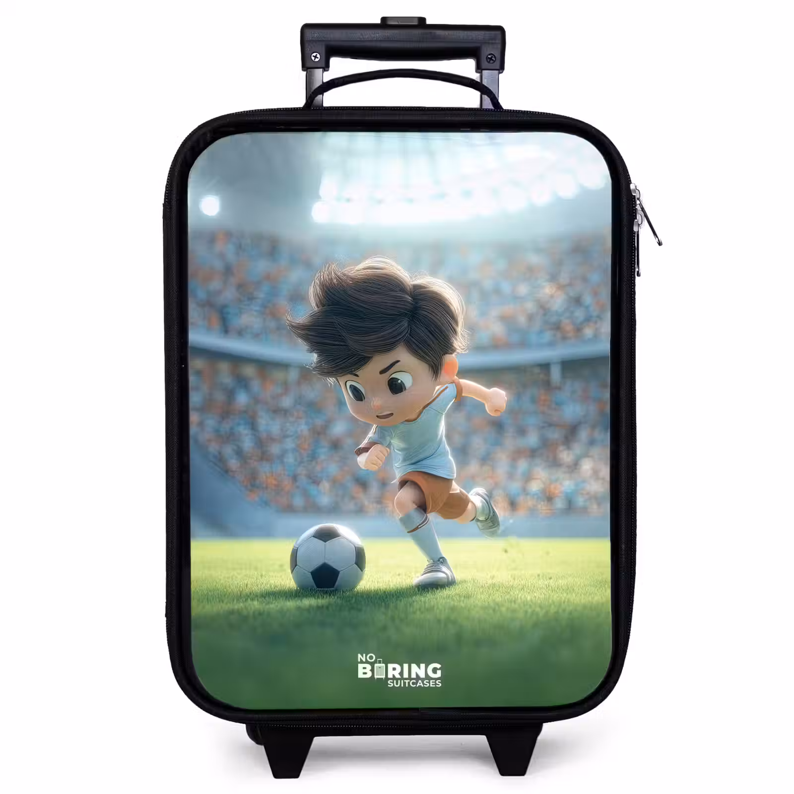 Children's suitcase - Boy - Soccer - Stadium - Sunlight — 1