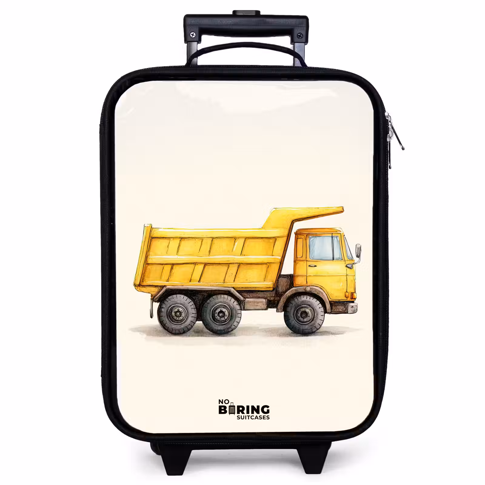 Children's suitcase - Dump truck - Signed - Yellow — 1