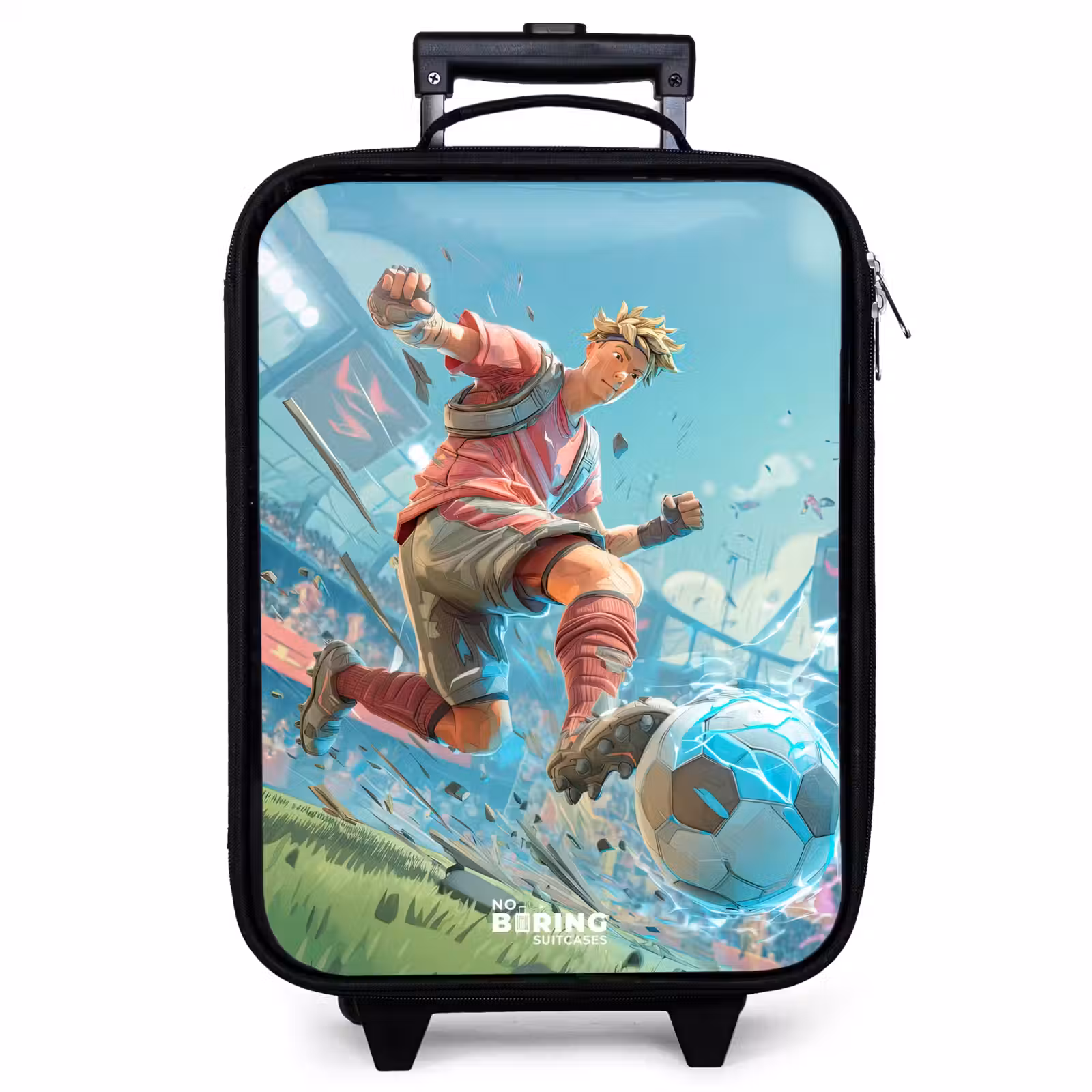 Children's suitcase - Soccer - Boy - Stadium - Electric — 1