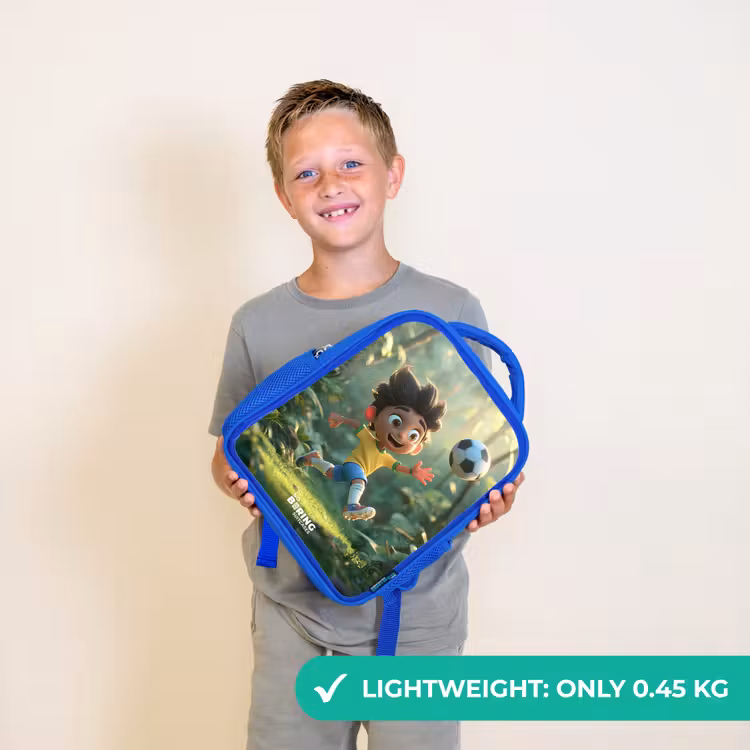 Kids backpack - Blue - Soccer - Boy - Forest — 3