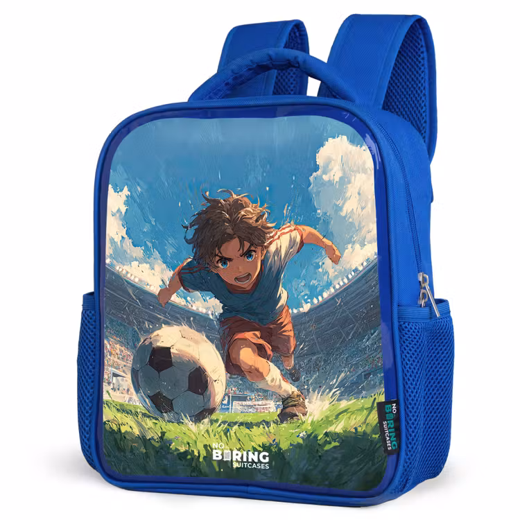 Kids backpack - Blue - Stadium - Football - Boy — 7