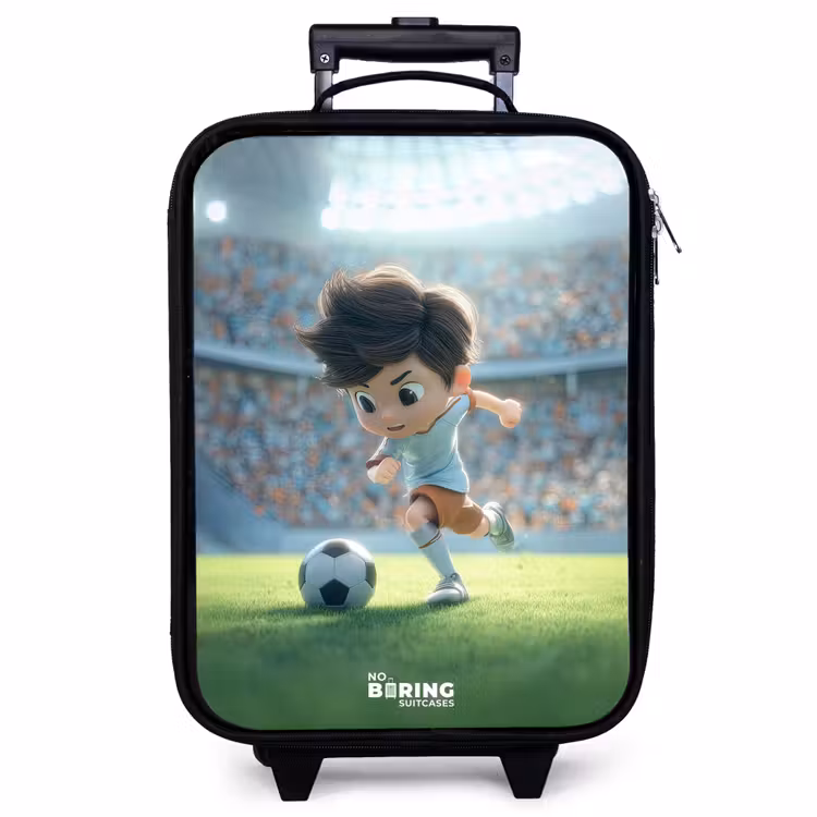 Children's suitcase - Boy - Soccer - Stadium - Sunlight — 1