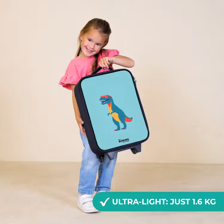 Children's suitcase - Dino - Animal - Sunglasses — 5