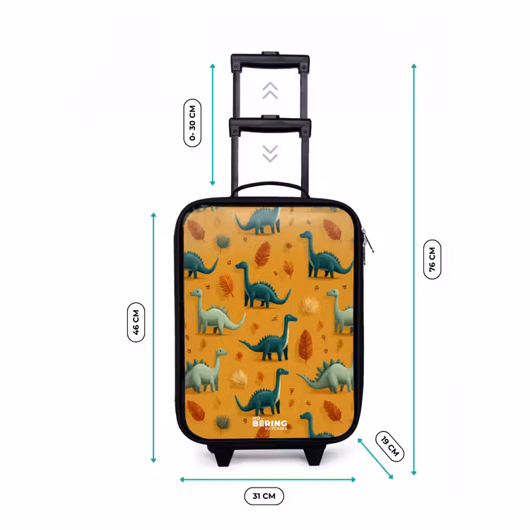 Children's suitcase - Dino - Animals - Pattern — 3