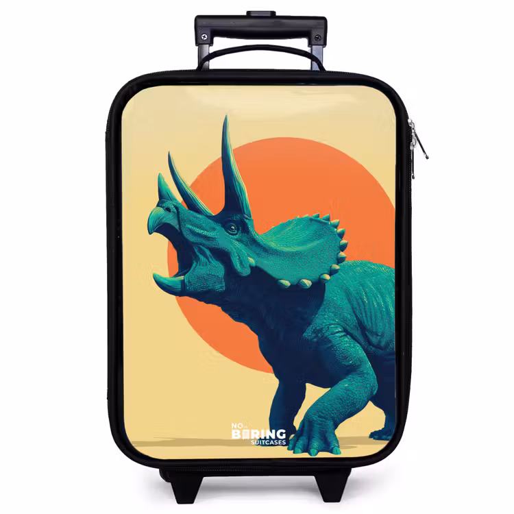 Children's suitcase - Dino - Triceratops - Animal — 1