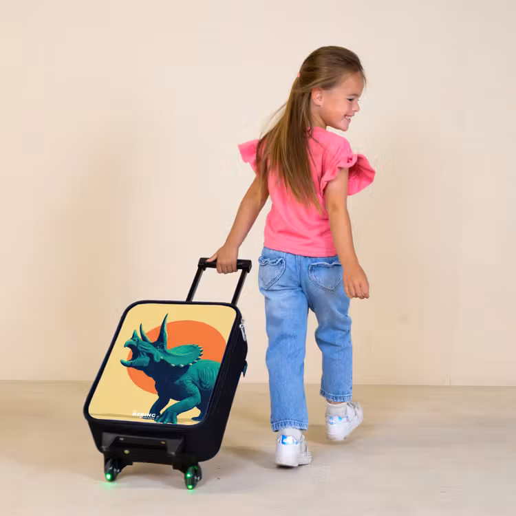 Children's suitcase - Dino - Triceratops - Animal — 2