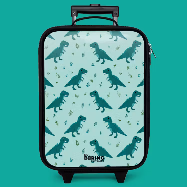 Children's suitcase - Dinos - Pattern - Green — 4