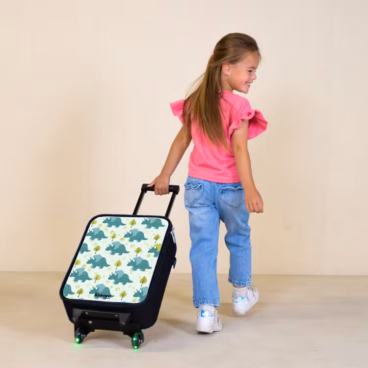 Children's suitcase - Dinos - Pattern - Nature — 2