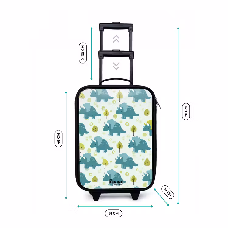 Children's suitcase - Dinos - Pattern - Nature — 3