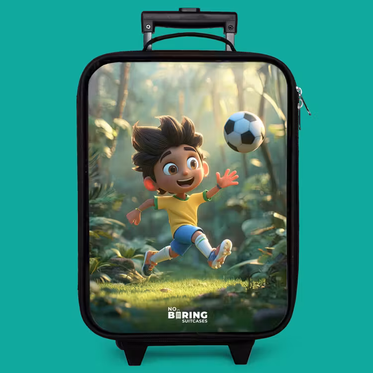 Children's suitcase - Soccer - Boy - Forest — 4