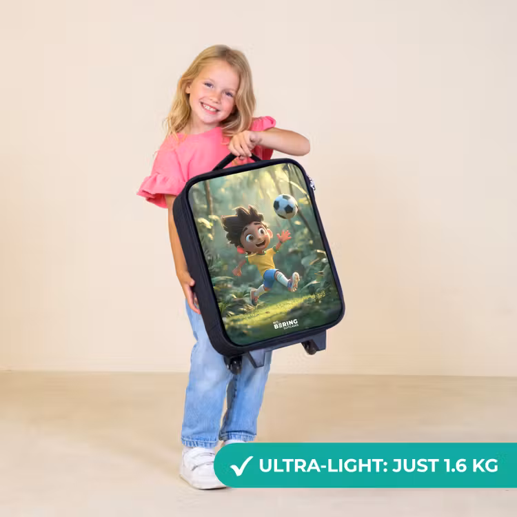 Children's suitcase - Soccer - Boy - Forest — 5