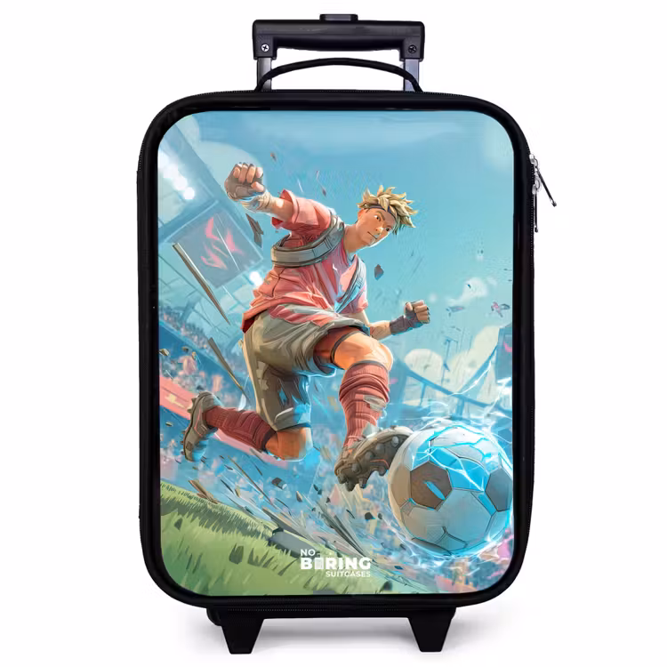 Children's suitcase - Soccer - Boy - Stadium - Electric — 1