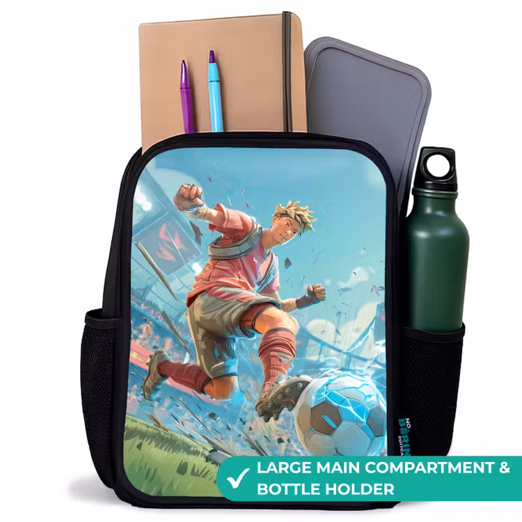 Kids backpack - Black - Soccer - Boy - Stadium - Electric — 10