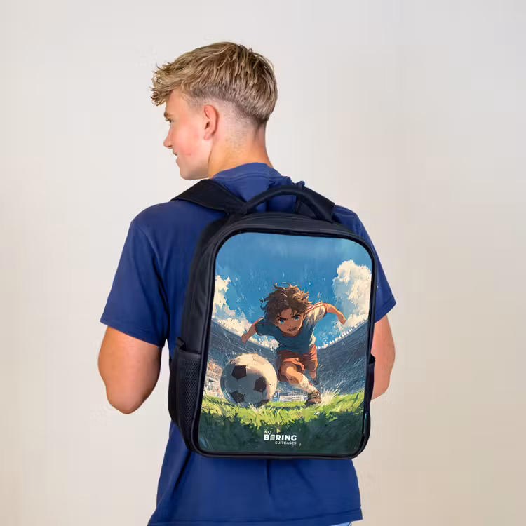 Kids backpack - Black - Stadium - Football - Boy — 5