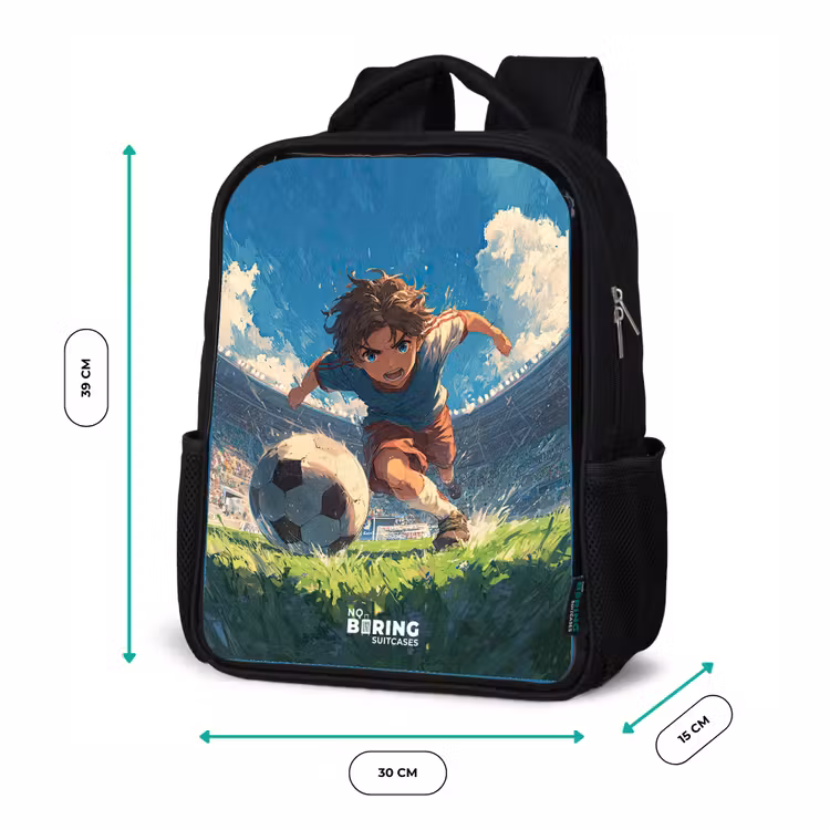 Kids backpack - Black - Stadium - Football - Boy — 8