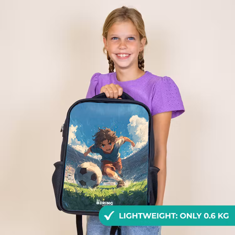 Kids backpack - Black - Stadium - Football - Boy — 9